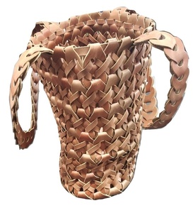Weaved-Bolso de cuero de vaca hecho a mano, bandolera de diseñador de marca de lujo - Product Image 2