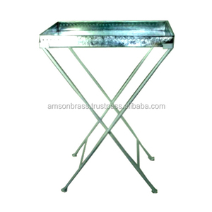Meilleure vente Table marocaine élégante de luxe pour café Table marocaine pliable pour la maison et l'hôtel Table marocaine en fer métallique - Product Image 1