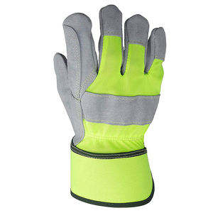 Gants de protection en cuir fendu à doigts entiers pour le travail des mains et des bras et autres besoins de protection - Product Image 2
