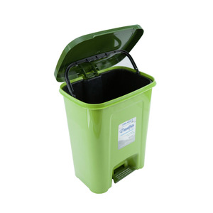 Cubo de Basura Rectangular de Plástico con Pedal, Ecológico, de Buena Calidad, Tipo Inducción, con Logotipo OEM, para Uso Doméstico - Product Image 2