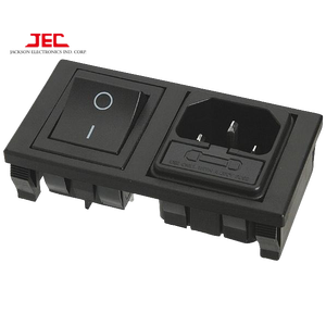 Interruptor JEC C14 y portafusibles con toma de entrada 10A de corriente nominal - Product Image 2