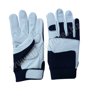 2019 High Quality Safety Mechanic Leather Working Gloves - Product Image 4