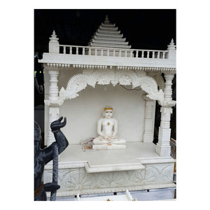 Magnifique temple jain en marbre, fait à la main par des designers - Product Image 1