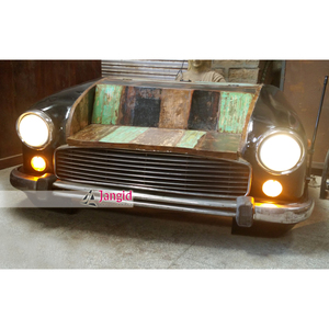 Vintage de hierro y madera Embajador coche sofá - Product Image 2