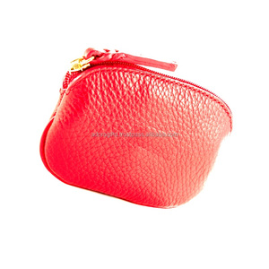 Petit porte-monnaie rouge fait à la main fabriqué en Inde produit de fantaisie en gros - Product Image 1