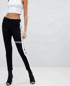 Nueva llegada barato elegante impreso personalizado pantalones de chándal de tira larga de los hombres pantalones con cordón de algodón transpirable pantalones de chándal - Product Image 2