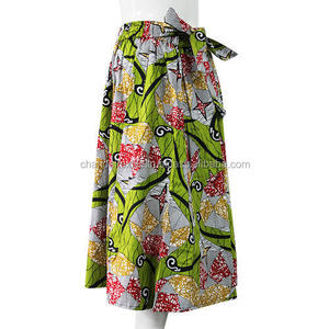 กระโปรงยาวบานแบบแอฟริกันผู้หญิง,กระโปรงสั้นเอวสูงแนวฮิปปี้แบบแมกซี่เข็มขัดขี้ผึ้งแองคาราแอฟริกาแบบดั้งเดิม - Product Image 1