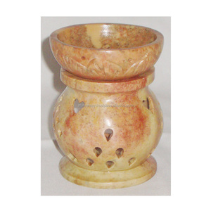 Handmade Soapstone Aroma Oil Lamp - Product Image 1