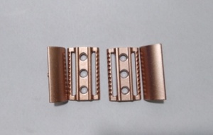 มีดโกนปลอดภัยสีโรสโกลด์มีดโกนแบบขอบคู่ - Product Image 3