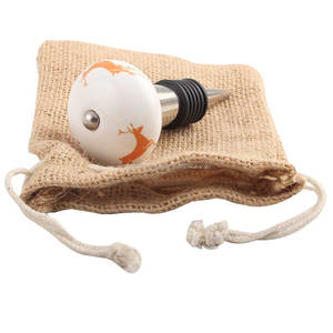 WBS-435เซรามิกลายกวางเรนสีส้มแฮนด์เมด - Product Image 5