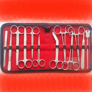 Kit de pratique de Suture professionnelle pour étudiant, Instruments chirurgicaux en acier inoxydable de qualité médicale 12 Ce PK manuel 2 ans - Product Image 1
