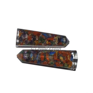 7 Chakra Orgone Obelisk Point Healing Reiki Orgone Productos - Product Image 1