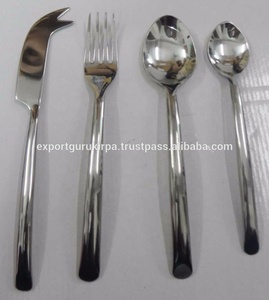 Juego de cubiertos de acero inoxidable para hostelería, accesorio de metal ecológico - Product Image 2