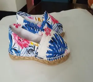 2019 الصيف ESPADRILLE كله بيع ESPADRILLE العصرية المألوف عالية الجودة أفضل بيع فريد حقيقية سعر السيدات الجوت وحيد