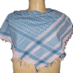 Venta caliente Palestina Yaser Arafat estilo Keffiyeh cabeza cuello al aire libre colorido desierto Shemagh diseño geométrico bufanda para hombres