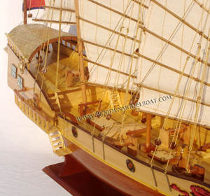 Redd draggon โมเดลเรือทองเหลืองชุบเคลือบสำเร็จคุณภาพสูงต้นกำเนิดจากเวียดนามราคาถูกสำหรับเป็นของขวัญทางธุรกิจบ้าน - Product Image 3