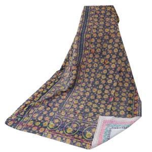 Manta de algodón cosida a mano, edredón vintage indio hecho a mano, venta al por mayor - Product Image 4