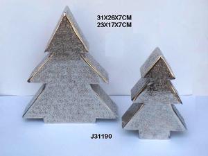 Adornos navideños con forma de flor de alta calidad, adornos con acabado de níquel y aluminio, precio al por mayor - Product Image 5