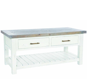 Table basse shabby chic en bois de dernière qualité - Product Image 5