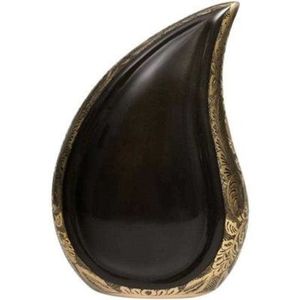 Urnes de crémation en métal noir platine, laiton/aluminium, pour adultes, cendres de funérailles humaine, Style américain/européen - Product Image 4