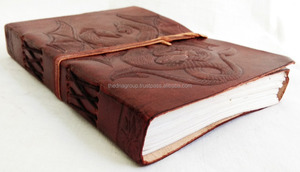 Journal en cuir gaufré avec double dragon Design Journal fait main avec sangle, qualité supérieure pour l'écriture et la journalisation, histoire - Product Image 4