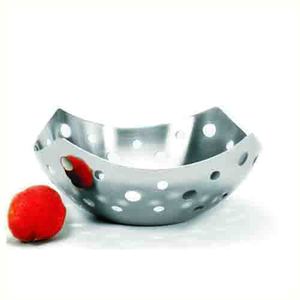 Cuenco de comida sostenible de acero inoxidable personalizado para catering en casa, cuenco de fruta usado, cuenco para servir comida de diseño hecho a mano - Product Image 1