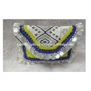 Bolso de Mano Estilo Bohemio de Diseñador Indio, Bolso de Hombro Tipo Clutch Hecho a Mano para Mujer, Bolso de Mano para Fiesta, Compras, Eventos, Venta al por Mayor - Product Image 5