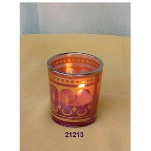 Support votif en verre rouge de haute qualité pour la décoration Diwali - Product Image 2