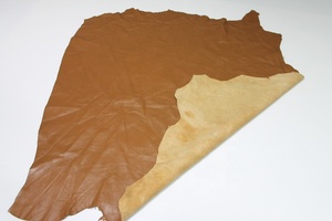 หนังแกะหนังแกะแบบซ่อนหนังแกะสีน้ำตาลอูฐหนังแกะหนังนิ่ม Napa - Product Image 3