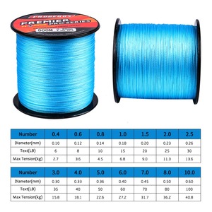 Proberos — pêche de <span class=keywords><strong>ligne</strong></span> tressée PE, <span class=keywords><strong>vert</strong></span>/gris/bleu/rouge/jaune, 4 supports, 300M, 500M et 1000M, nouveauté - Product Image 5