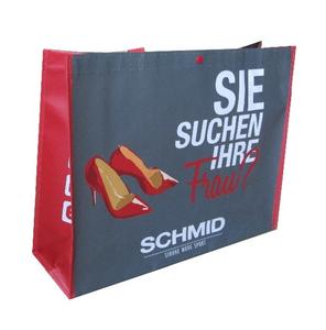 กระเป๋าช็อปปิ้งพับได้มีลามิเนตสไตล์พิมพ์ลายตัวอักษรเป็นมิตรต่อสิ่งแวดล้อม, ผลิตจากเวียดนาม - Product Image 2