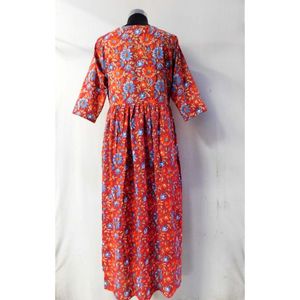 Tuniques longues droites bohèmes élégantes très demandées pour femmes, décontractées et de soirée, 100 % coton, vente en gros - Product Image 2