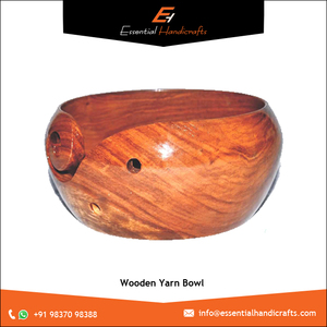 Soporte de cuenco de hilo de madera maciza hecho a mano Diseño de acabado natural único El mejor regalo para la madre Cumpleaños Día de San Valentín para costura - Product Image 4