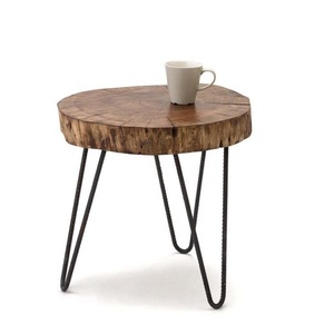 <span class=keywords><strong>Morgan</strong></span> Live Edge Holz Eisen Couch tisch - Product Image 1