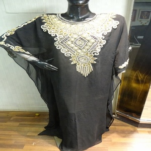 Caftán colorido bordado pesado para mujer, suministro de exportación de abaya, ropa modesta - Product Image 3