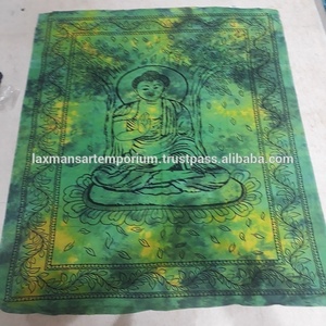 Nouveau Multi Couleurs Tie Dye 7 Chakra Imprimé Coton Draps De Lit/Tentures Murales Tapisserie En Gros De L'Inde - Product Image 2