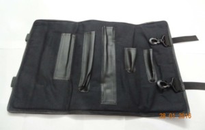 Sac à outils en toile imperméable avec poignée en argent sterling pour kit de barman-Design moderne écologique - Product Image 2