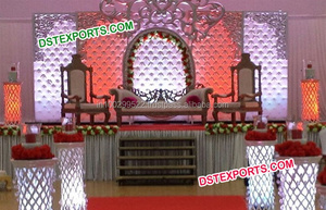 Asia cuero cristal boda telón de fondo cuadrado de cuero de la boda de Tuft Panel real Panel de cuero - Product Image 4