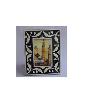 Venta caliente hecho a mano Floral Curving Bone Inlay Photo Frame todos los tamaños para la decoración del hogar - Product Image 5