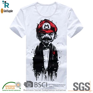 Camiseta de Manga Corta para Hombre, 100% Algodón Orgánico, Cuello Redondo, Impresión Personalizada, Ecológica, Calidad Superior, 180g, Impresión Digital - Product Image 5