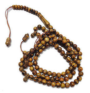 Compteur manuel islamique (tasbeeh) en bois de qualité supérieure, 100 perles de 8 mm, tasbeeh / zikr tasbih - Product Image 2