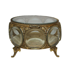 Boîte à bijoux et de rangement en verre biseauté, fabrication artisanale, couleur personnalisée, qualité supérieure, design moderne - Product Image 1