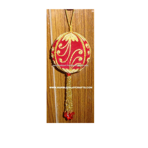 Decoración para Árbol de Navidad, Adornos Hechos a Mano con Zari - Product Image 1