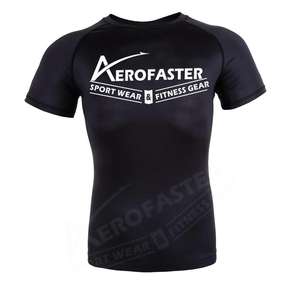 เสื้อยืดออกกำลังกายแขนสั้นสำหรับผู้ชายเสื้อยืดพิมพ์ลายบาติก180กรัมป้องกันการพันพิลลิ่งสกรีนลายว่างเปล่าโลโก้ออกแบบได้ตามต้องการ - Product Image 4