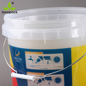 Tambour/seau/baril en plastique transparent de 5 gallons avec couvercle Capacité de 20 litres - Product Image 4
