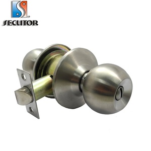 โบราณทองเหลืองคู่กระบอกล็อคประตูห้อง - Product Image 3