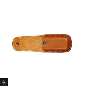 Funda para cuchillo, capa de cabeza de piel de vaca, piel de vaca para cuchillo plegable, funda para cuchillo de bolsillo de cuero Real, artesanía de cuero - Product Image 6