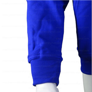 Sudadera con capucha de forro polar azul, ropa para gimnasio personalizada - Product Image 3