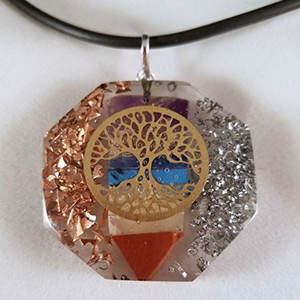 Orgone With Metal Charm Chakra Pendent Wholesale <b>Crystal</b> - Product Image 1