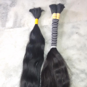 Prix d'usine brut en vrac indien de haute qualité 100% vrais cheveux humains cheveux donneur unique de la société de cheveux bruts. - Product Image 1